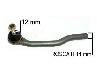 Extremo 11/../Duster Oroch/Captur de direccion largo 221 mm - R14X1.5_ Renault | Duster/Oroch | Derecho