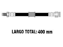 FIAT UNO/DUNA/FIORINO/PREMIO FLEXIBLE FRENO DELANTERO 400MM_