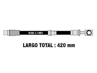 FLEXIBLE FRENO ZAFIRA DELANTERO 420.00 MM_ CHEVROLET