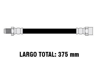 Flexible freno Gol/Gacel/Senda/Carat 87-.. delantero 375MM_ volkswagen
