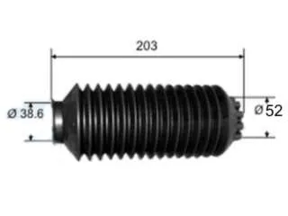 Fuelle amortiguador volkswagen Gacel / Volkswagen Gol / Volkswagen Saveiro / Volkswagen Senda | Delantero