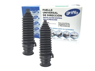 Fuelle cremallera universal adaptable vehiculos livianos comerciales y 4X4 por 2 unidad-montaje sin desarmar extremo