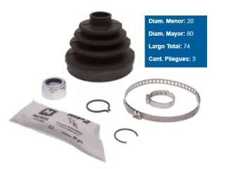 FUELLE SEMIEJE CHEVROLET KADETT ../93 / CHEVROLET MONZA ../93 / RENAULT 18 / RENAULT 21 95/97 / RENAULT FUEGO / RENAULT TRAFIC 89/.. / VOLKSWAGEN PASSAT