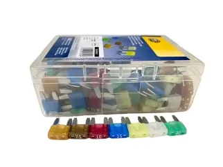 FUSIBLE FUSIBLES MINI X 140 UNIDADES / 5A/7.5A/10A/15A/20A/25A/30A 20 UNID. DE C/U