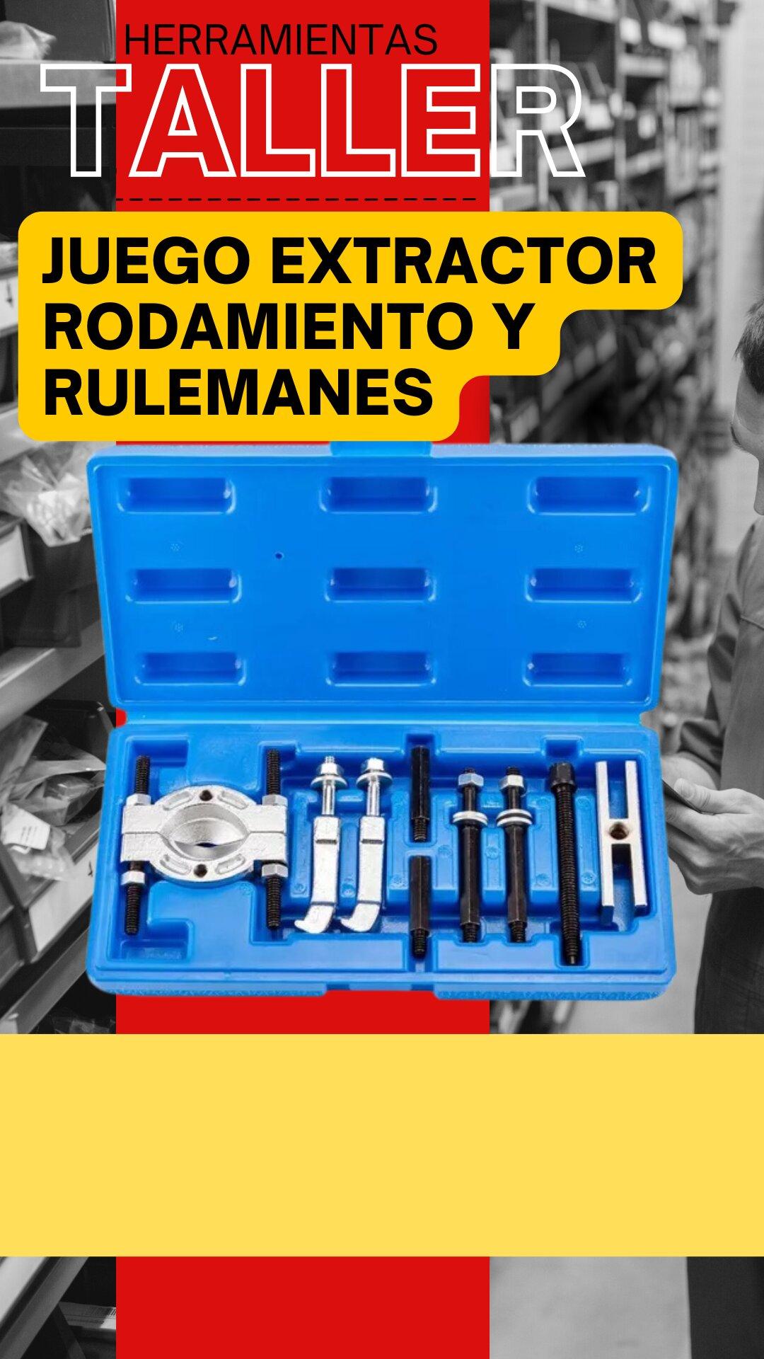 JUEGO EXTRACTOR RODAMIENTO Y RULEMANES