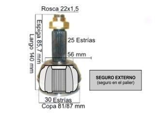 HOMOCINETICA ORION FORD | ESCORT | 2025-..