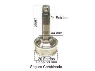 Homocinetica L/Rueda dahiatsu cuore 90/95 y 96/99 (24X20X44) - Move 850