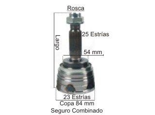 Homocinetica L/Rueda - Eclipse (25X23X54) **abs** Mitsubishi | Galant | 1990-1994