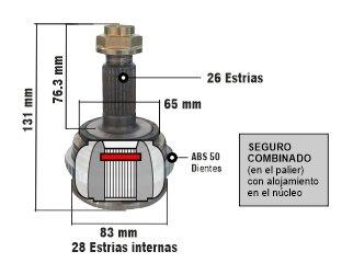 HOMOCINETICA L/RUEDA VTI B16 (26X28X55) *ABS* HONDA | CIVIC | 1996-2000