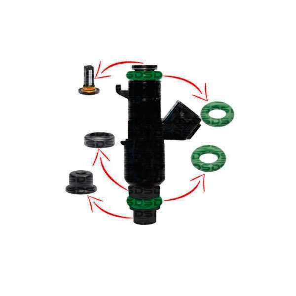 Kit de o-rings y filtros — Honda (City, Civic, Fit)