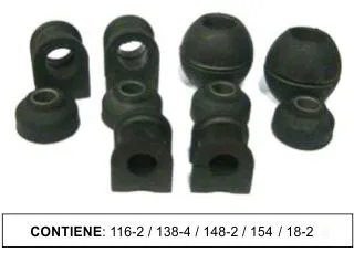 Kitbujes fiat duna 92/.. / Fiat uno 92/.. | Delantero