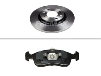 Kit discos y pastillas citroen C3 12/.. / Peugeot 208 13/..