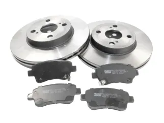Kit discos y pastillas toyota etios 13/../Yaris 19/.. // 2120 X2 + 1438