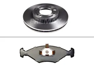 Kit discos y pastillas volkswagen gol 95/.. / Volkswagen saveiro 95/09