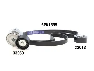 KIT POLYV PEUGEOT 206/207/PARTNER / CITROEN BERLINGO 1.9 D DW8 CON AA