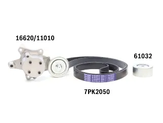 Kit polyv toyota hilux 2.4 tdi 2GDFTV-2.8 tdi 1GDFTV 16/..