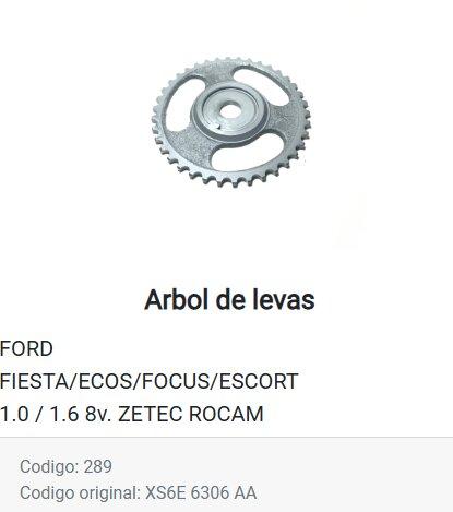 Engranaje árbol de leva — Ford (Ecosport, Fiesta)
