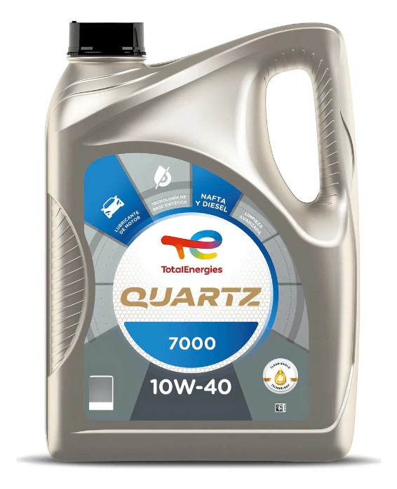 Aceite de motor Total Quartz 7000 10W40 x 4 litros