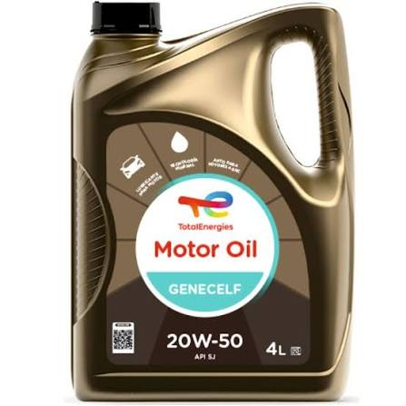 LUBRICANTE ACEITE MOTOR 20W50 | | ENVASE 4 LITROS | TOTAL