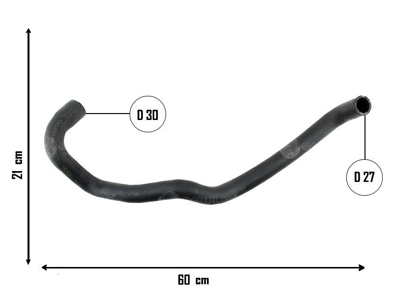 Manguera de radiador inferior — Ford (Ecosport)