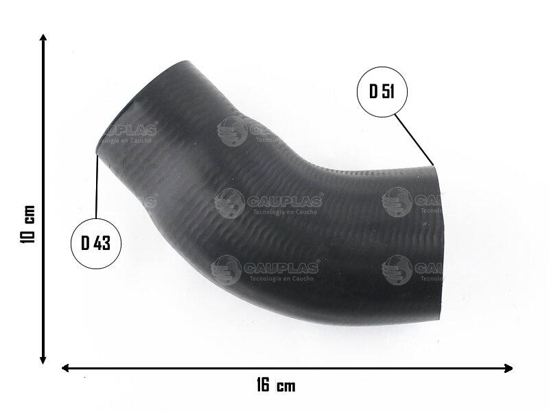 Manguera intercooler — Ford (Ranger)