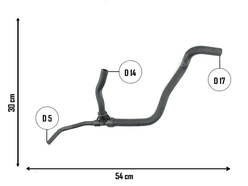 Caño entrada calefactor — Chevrolet (Corsa Classic)