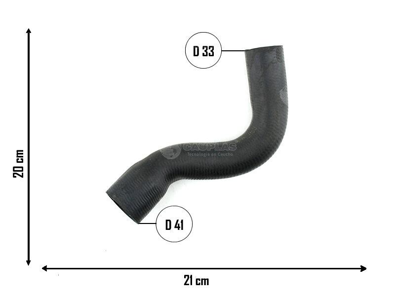 Caño superior de radiador — Chevrolet (Agile)