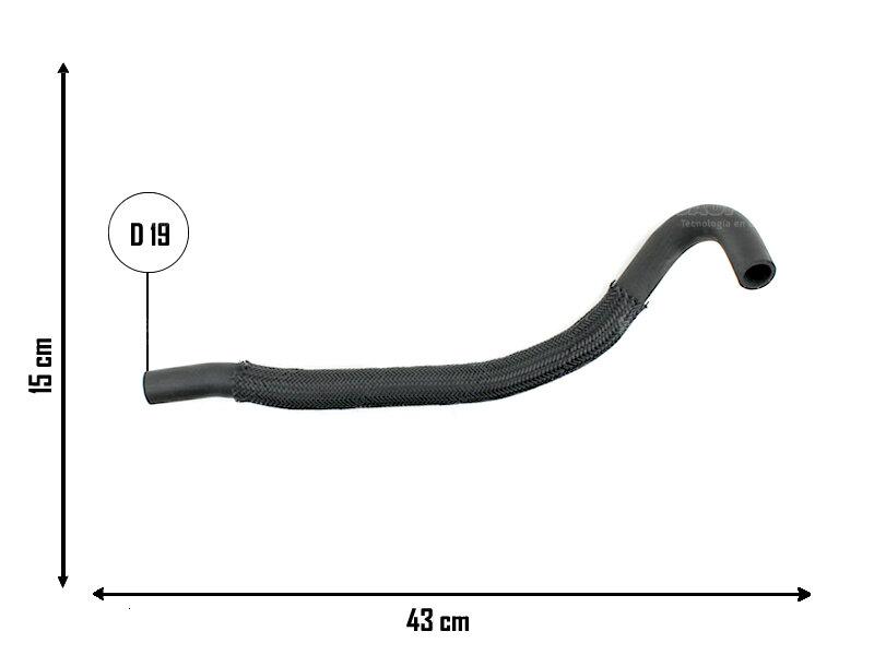 Manguera de vaso de expansión — Chevrolet (Astra, Vectra)