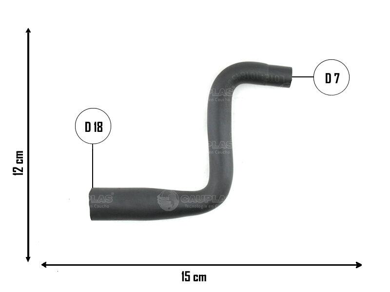 Manguera de descarga de gases — Chevrolet (Astra, Vectra)