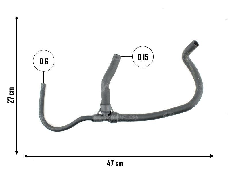 Manguera de entrada calefacción — Chevrolet (Celta)
