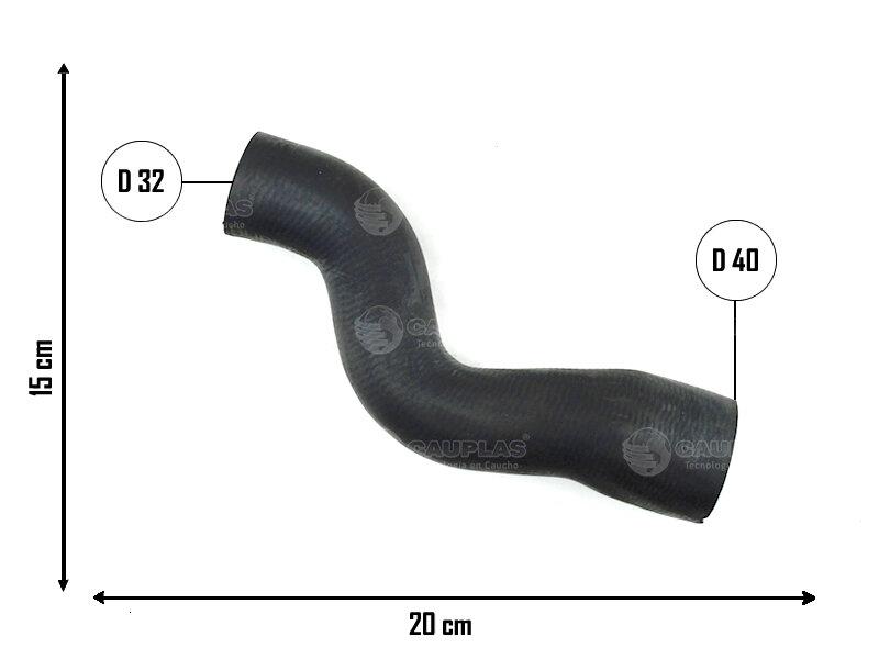 Caño superior de radiador — Chevrolet (Corsa)