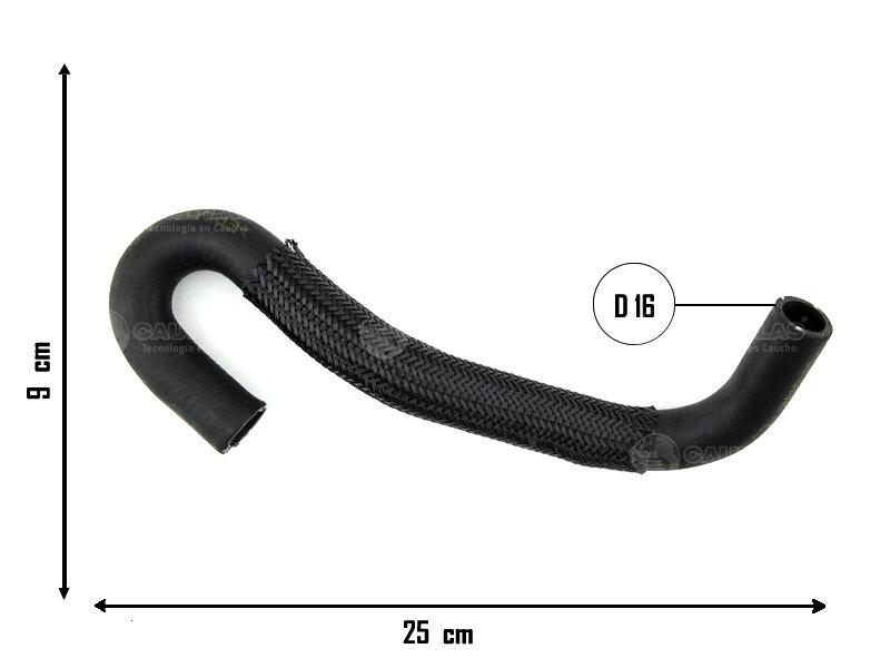 Manguera de salida de calefacción — Chevrolet (Corsa)