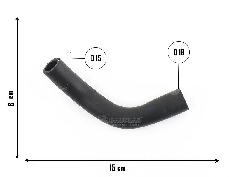 Manguera entrada calefacción — Chevrolet (Corsa)