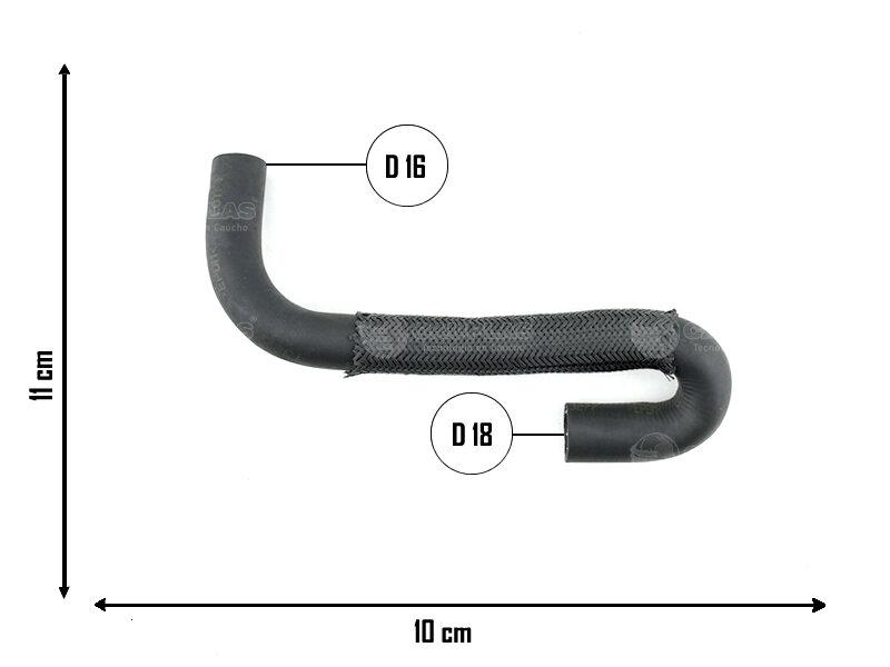 Manguera salida calefacción — Chevrolet (Corsa)