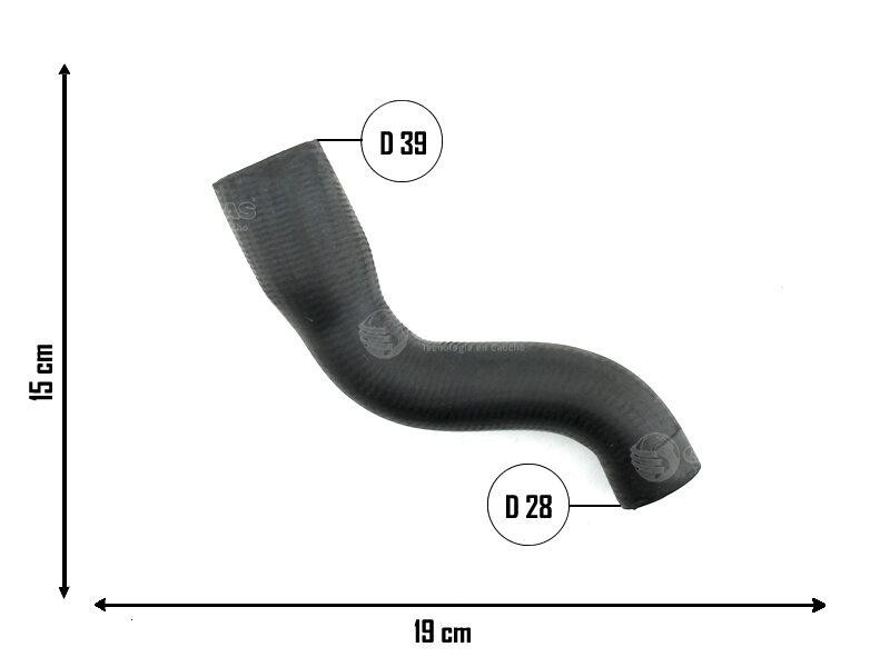 Caño de conexión a bomba de agua — Chevrolet (Celta)