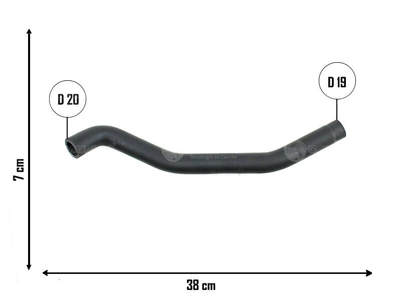 Caño salida calefactor — Chevrolet (Sonic)