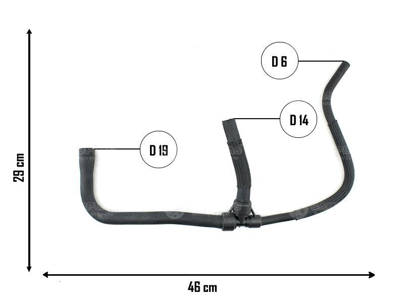 Manguera de entrada de calefacción — Chevrolet (Cobalt)