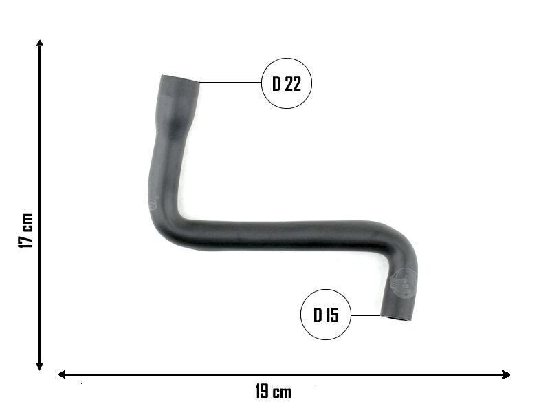 Manguera recuperadora de gases a filtro — Chevrolet (Corsa)