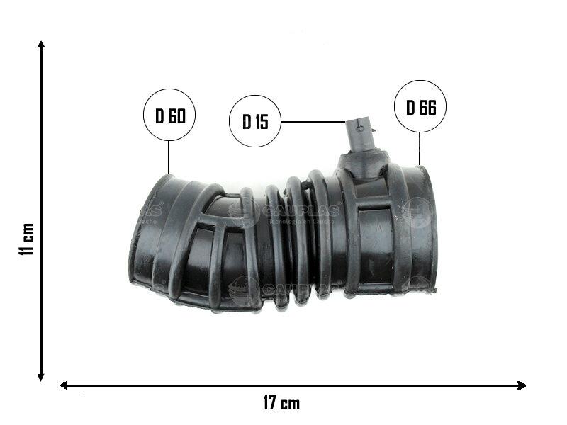 Caño de filtro de aire con sensor — Chevrolet (Corsa)