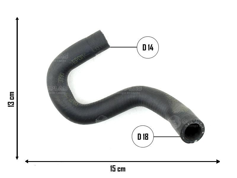 Manguera de calefactor — Toyota (Hilux)