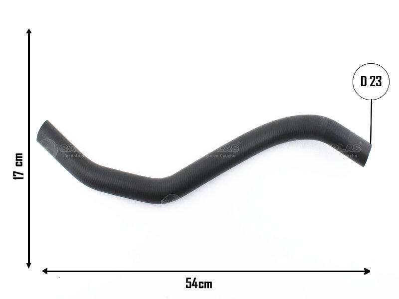 Caño superior de radiador — Ford (Ecosport, Fiesta)
