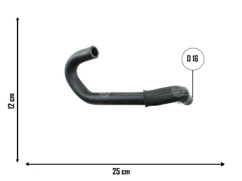 Manguera de dirección hidráulica — Volkswagen (Fox)