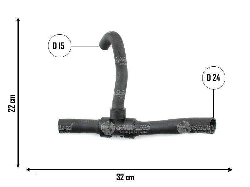Caño de bomba a filtro — Audi (1.6 Diesel)