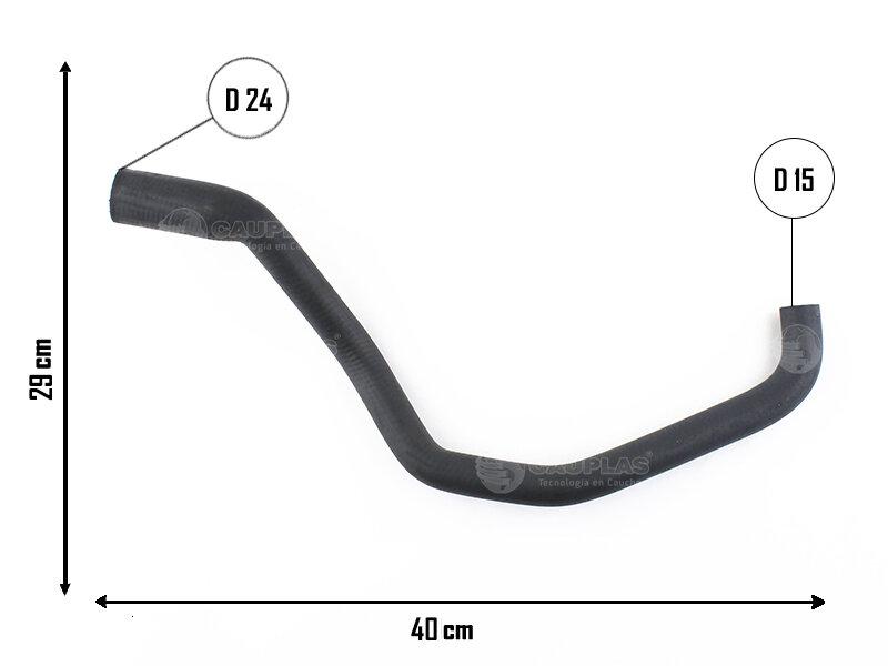Caño de calefacción — Volkswagen (Gol, Senda, Saveiro)