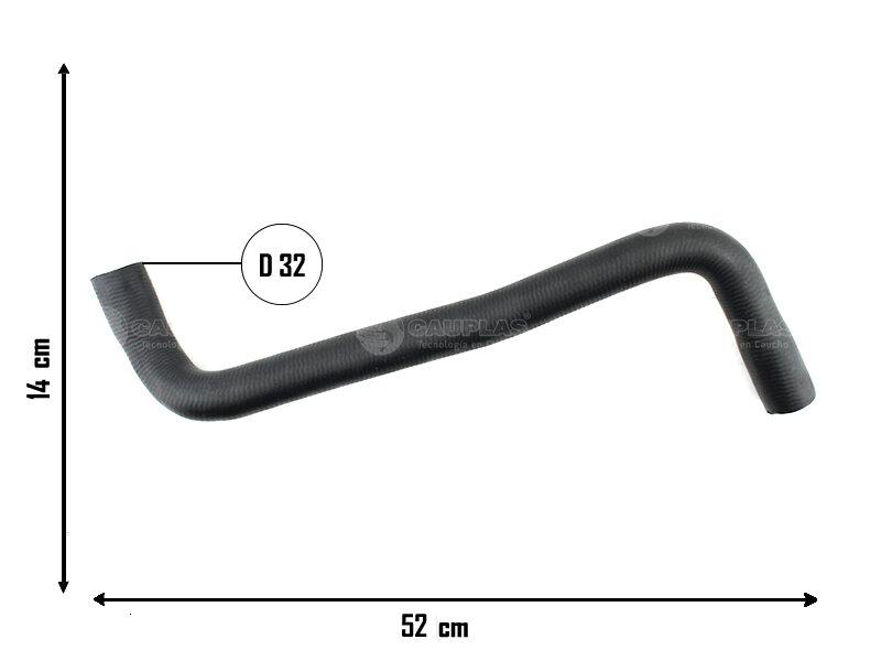 Manguera de radiador superior — Volkswagen (Caddy, Polo)