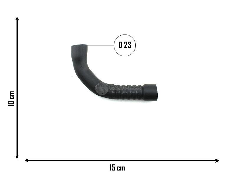Manguera de descarga de gases — Volkswagen (Polo)