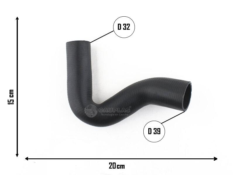 Caño superior de radiador — Chevrolet (Corsa)
