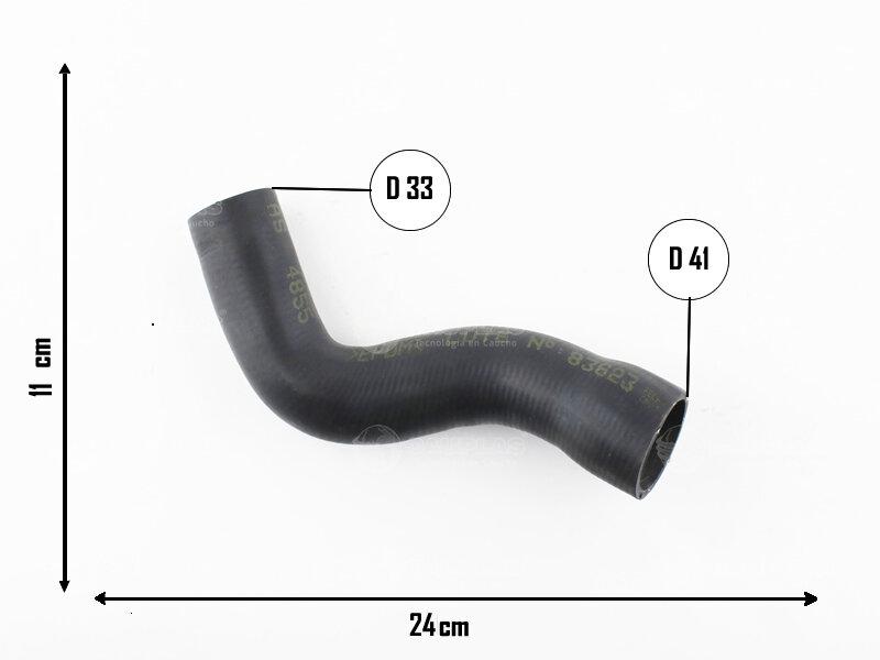Caño superior de radiador — Chevrolet (Corsa, Meriva)