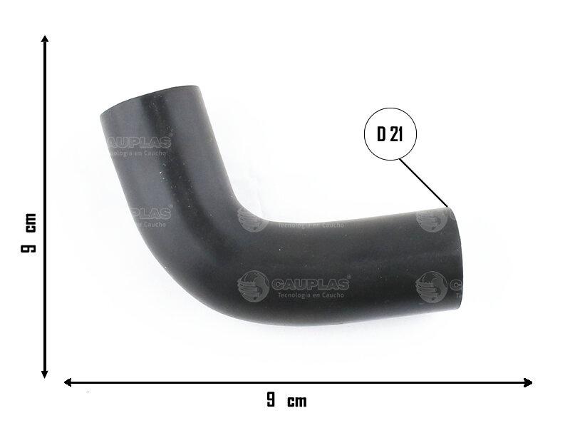 Caño codo descarga de gases — Chevrolet (Corsa, Meriva)
