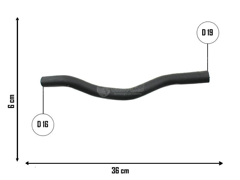 Caño de calefacción entrada — Chevrolet (Aveo)